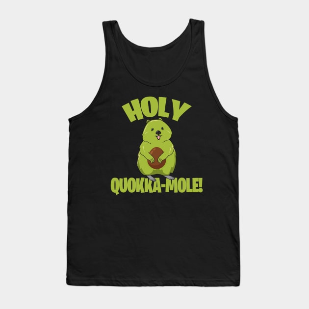 Quokka Funny Australia Holy Avocado Kangaroo Cute Tank Top by The Agile Store